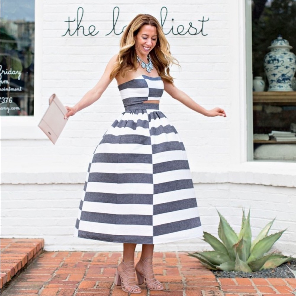 Mara Hoffman Cut Out Midi Dress NWT